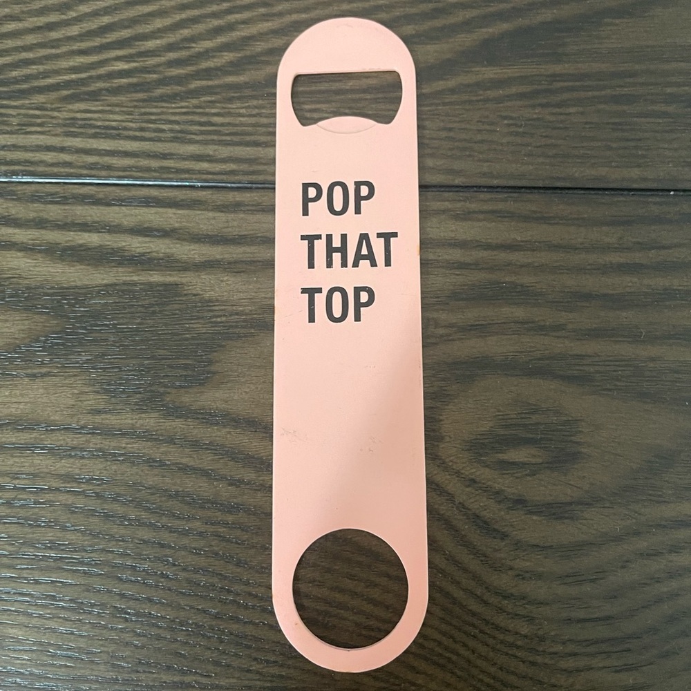 Pink Bottle Opener